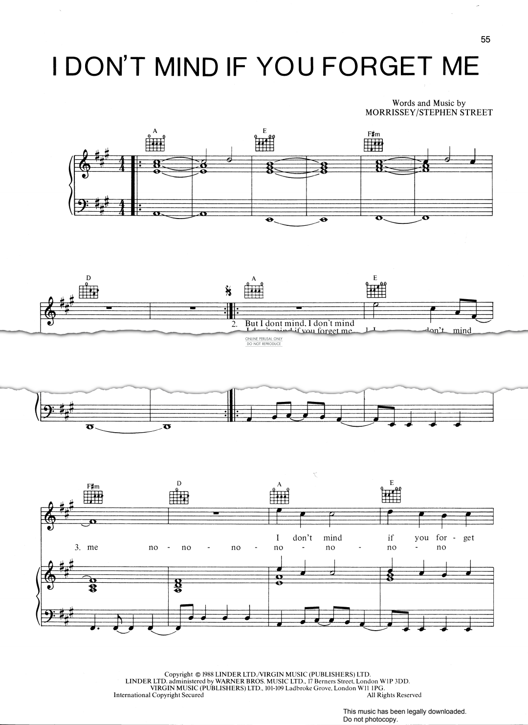 Produktbild zu: I Don't Mind If You Forget Me