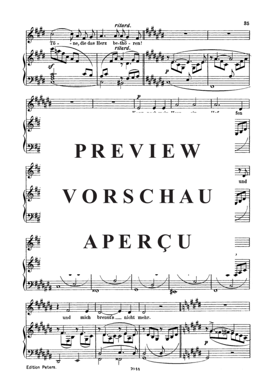 Product gallery: Page 3 of 5 Aus den hebraïschen Gesängen, Op.25 No.13, , Low Voice and Piano