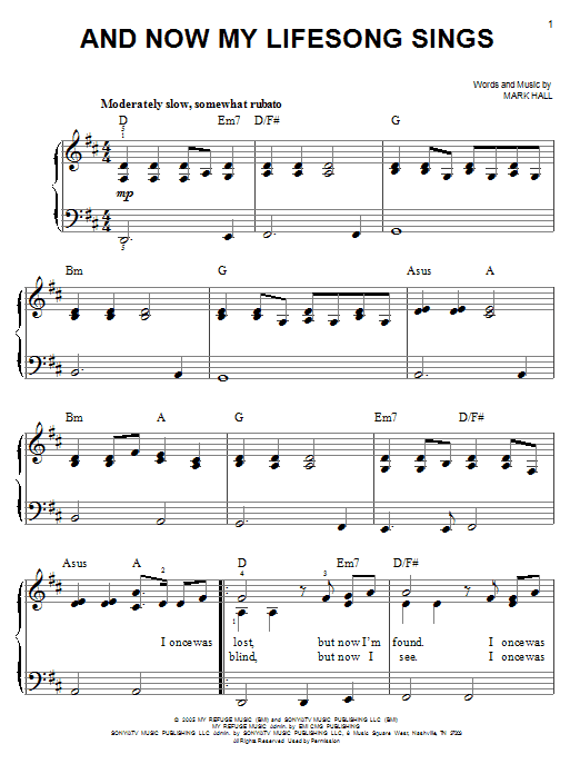 Product picture to: And Now My Lifesong Sings