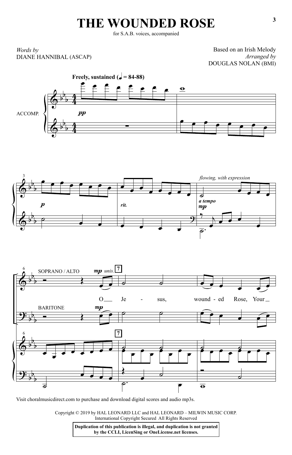 Produktbild zu: The Wounded Rose (arr. Douglas Nolan)