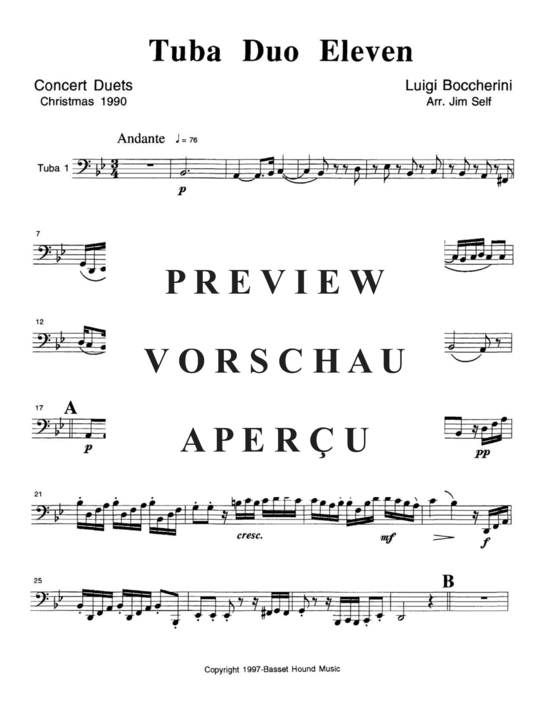 Produktgalerie: Seite 21 von 21 Concert Duets Vol. 2 , , (Tuba Duett)