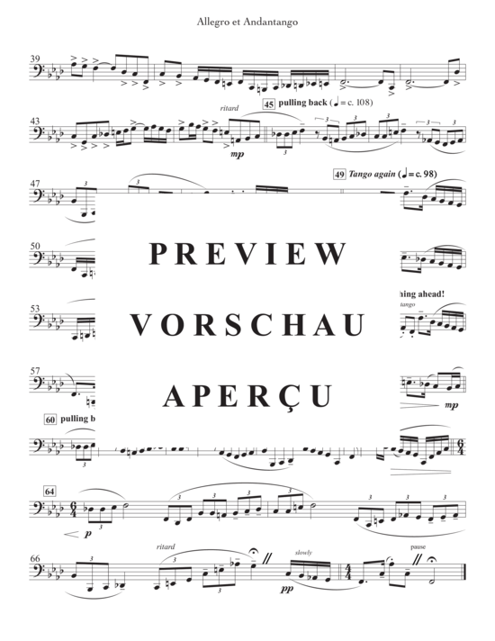 Product gallery: Page 9 of 9 Allegro and Andantango , , (Tuba Duet)