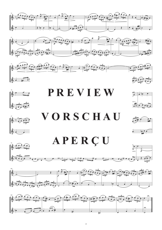 Product gallery: Page 3 of 3 Arie aus der Kantate Nr.44 für zwei Oboen, , 