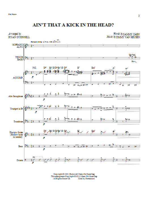 Produktbild zu: Ain't That A Kick In The Head? - Full Score