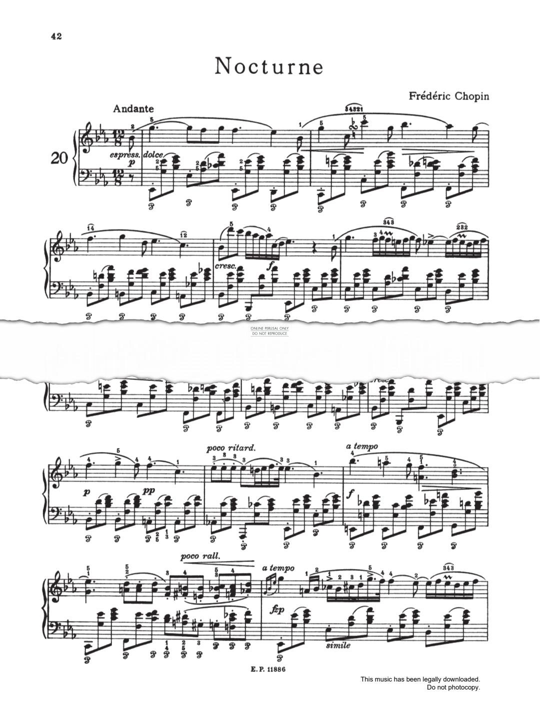 Produktbild zu: Nocturne in E Flat Major Op.9, No.2