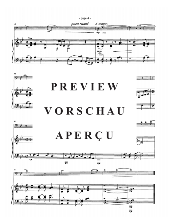 Product gallery: Page 7 of 9 Lullabye for Bear , , (trombone and piano)