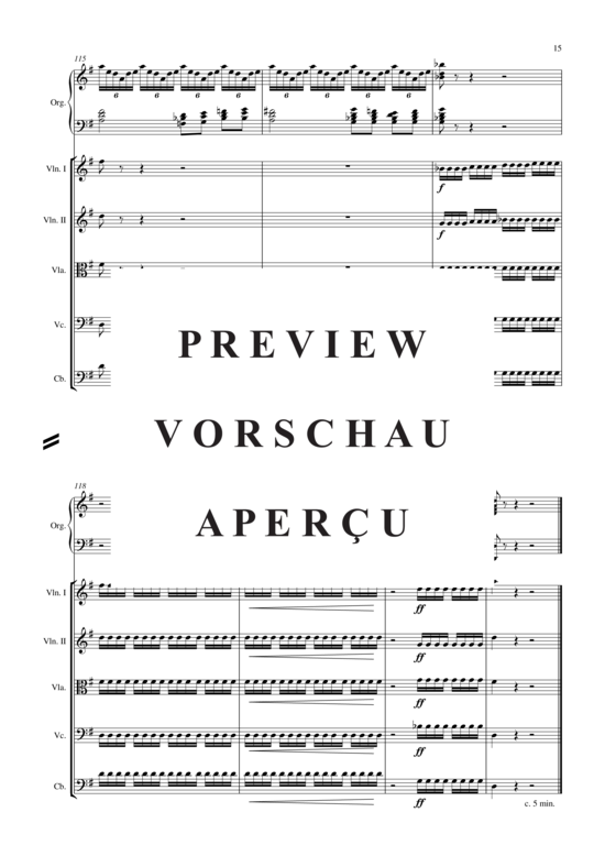 Product gallery: Page 16 of 21 Concerto for Portatif Orgue et Strings , , (String orchestra score)
