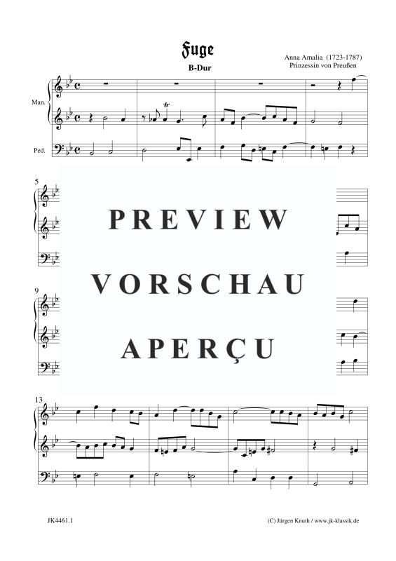 Produktgalerie: Seite 1 von 3 Fuge, , Orgel Solo