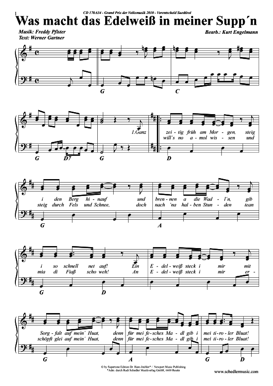 Produktbild zu: Was macht das Edelweiß in meiner Suppn Volxrock