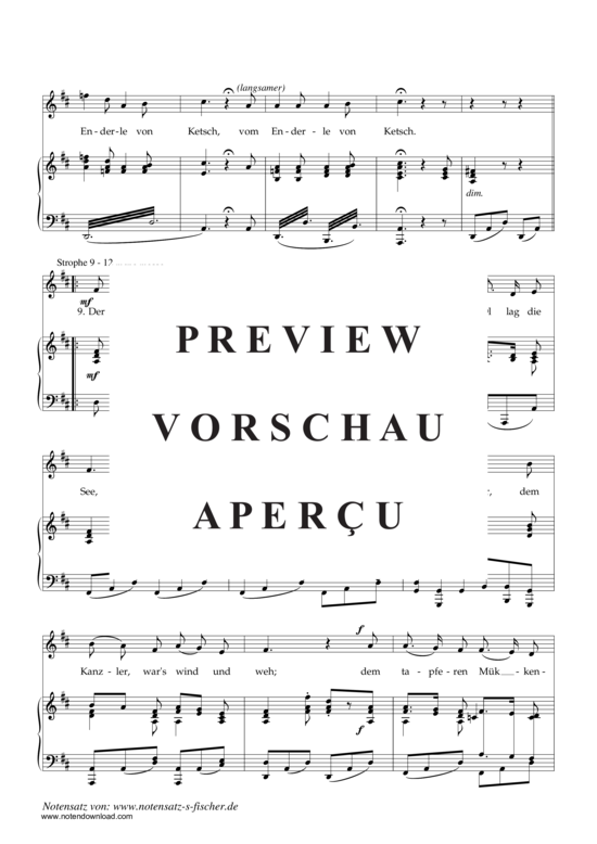 Product gallery: Page 4 of 6 Das Enderle von Ketsch , , Piano and Voice