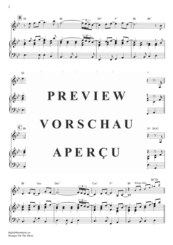 Produktgalerie: Seite 3 von 5 Stranger On The Shore, Bilk, Acker, Klavier und Gesang
