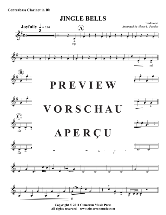 Produktgalerie: Seite 9 von 9 Jingle Bells , , (Klarinetten-Chor)