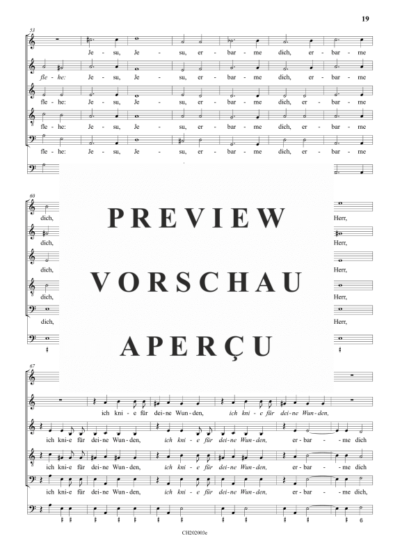 gallery: O Jesu, mein Erlöser / Herr, mein König und mein Gott, , (Gemischter Chor)