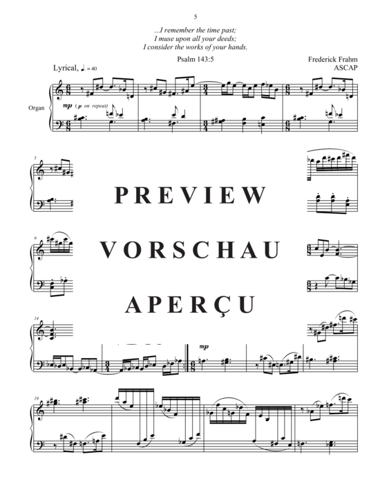 Product gallery: Page 8 of 9 Nooksack River Psalms , , (Orgel Solo)