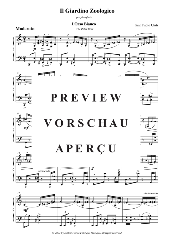 Product gallery: Page 3 of 14 Il Giardino Zoologico , , Piano Solo