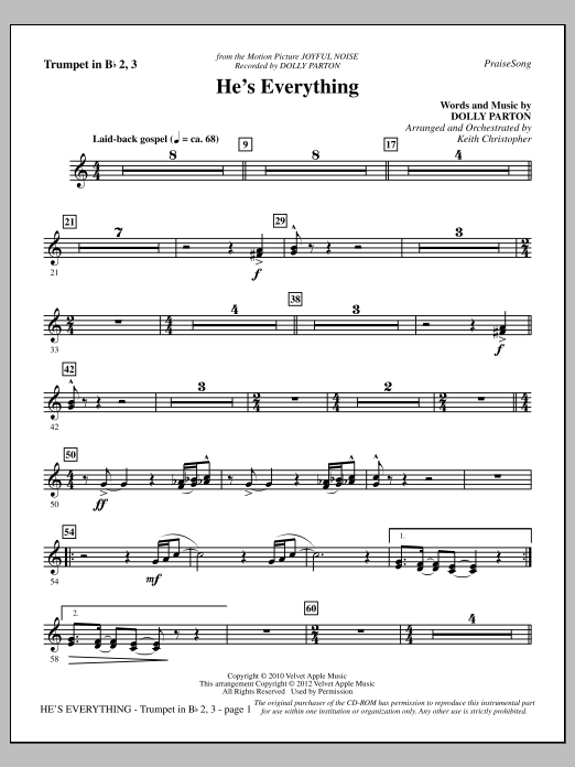Produktbild zu: He's Everything - Bb Trumpet 2,3