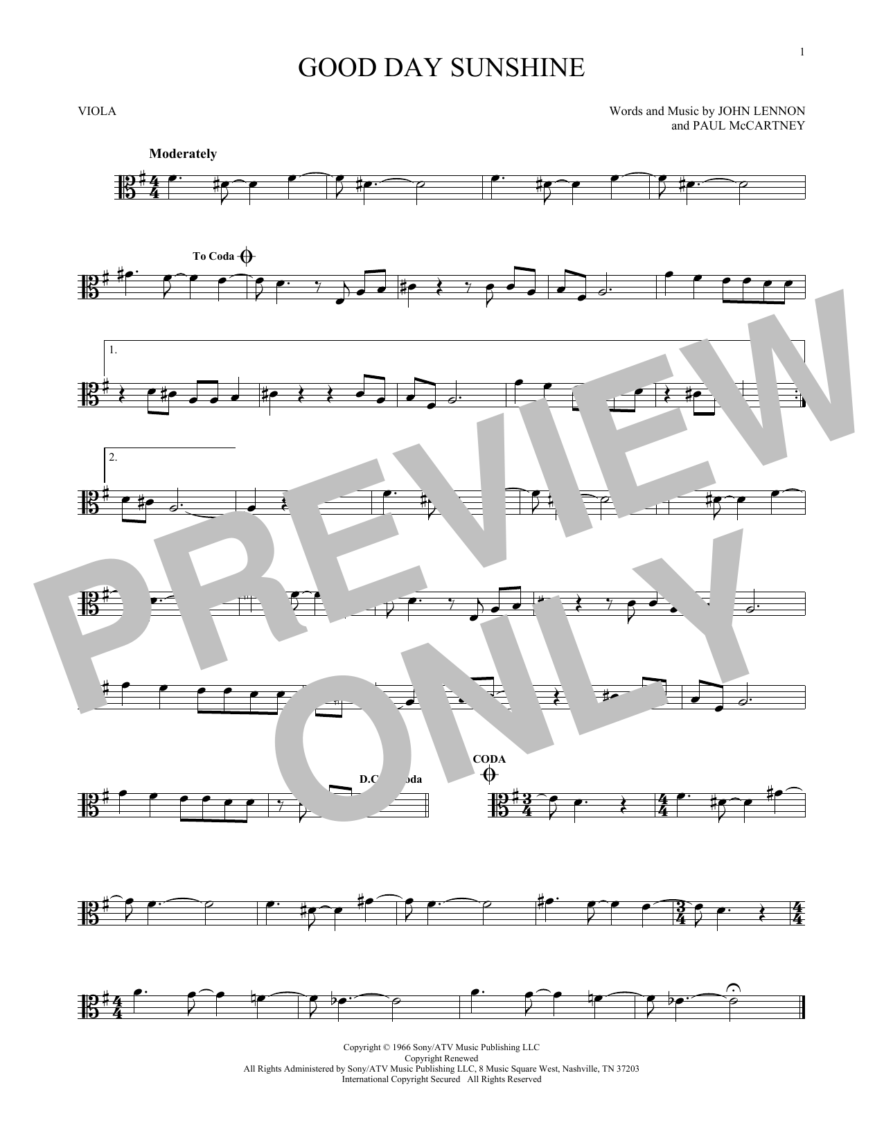 Product gallery: Page 1 of 1 Good Day Sunshine, The Beatles