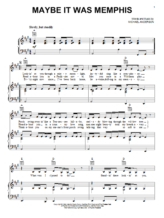 Produktbild zu: Maybe It Was Memphis