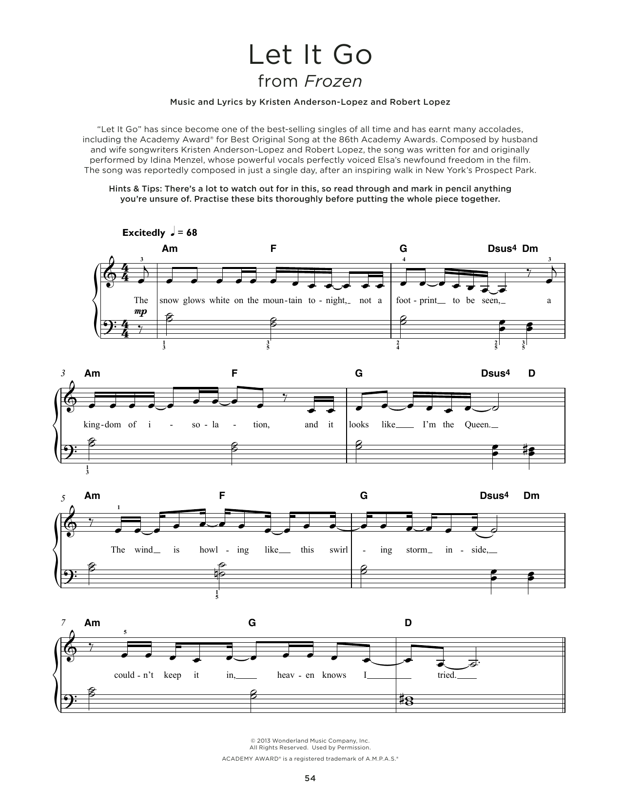 Produktbild zu: Let It Go (from Frozen)