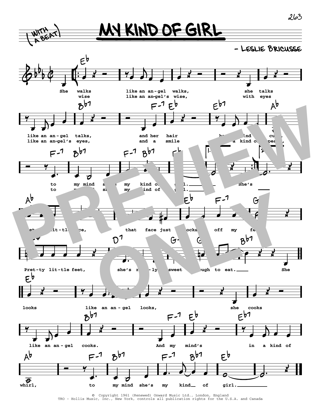 Produktbild zu: My Kind Of Girl (Low Voice)