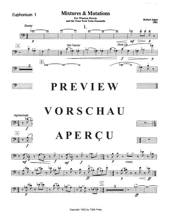 Product gallery: Page 15 of 21 Mixtures and Mutations , , (Tuba Quartett EETT)