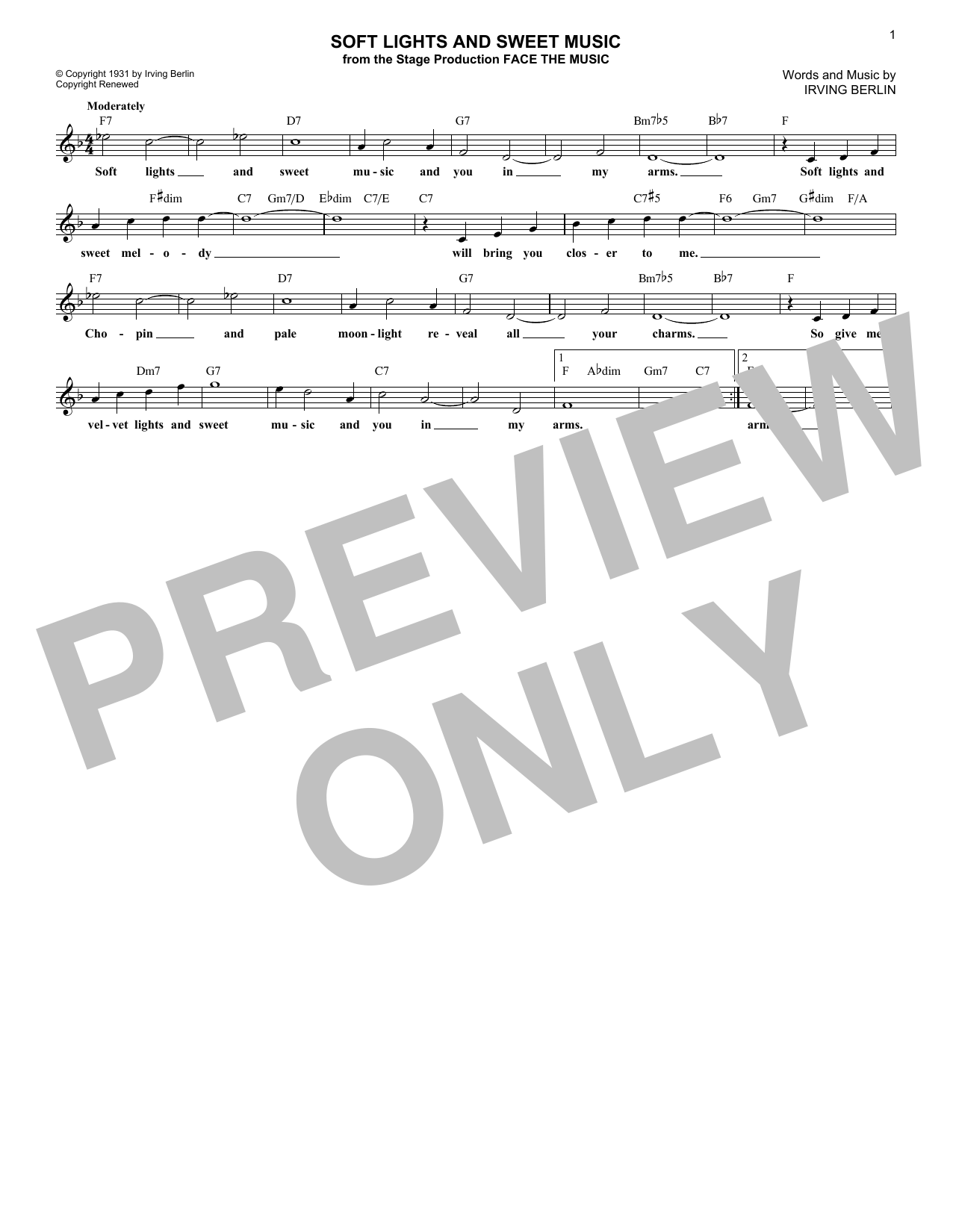 Produktbild zu: Soft Lights And Sweet Music