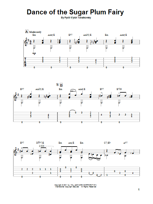 Produktbild zu: Dance Of The Sugar Plum Fairy (from The Nutcracker)
