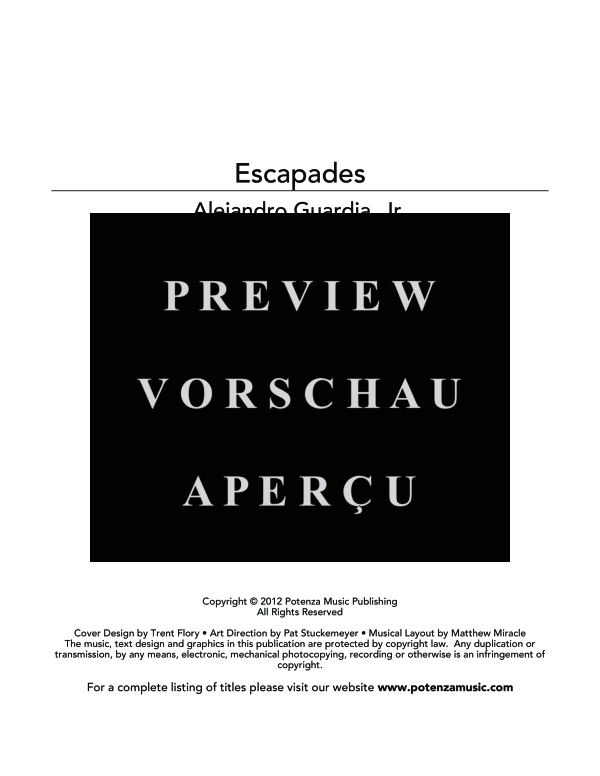 Product gallery: Page 3 of 11 Escapades, , (Trombone quartet)