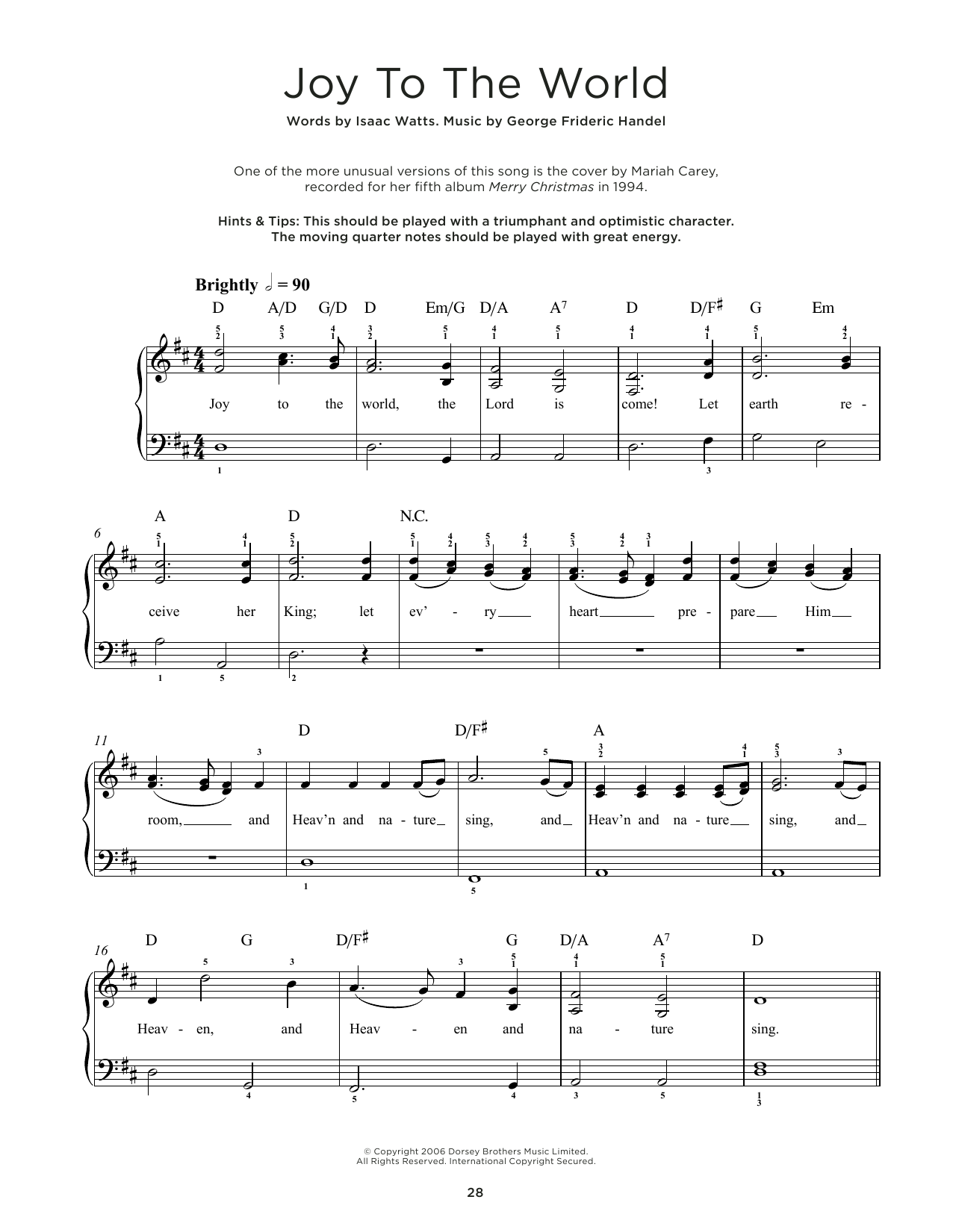 Produktbild zu: Joy To The World
