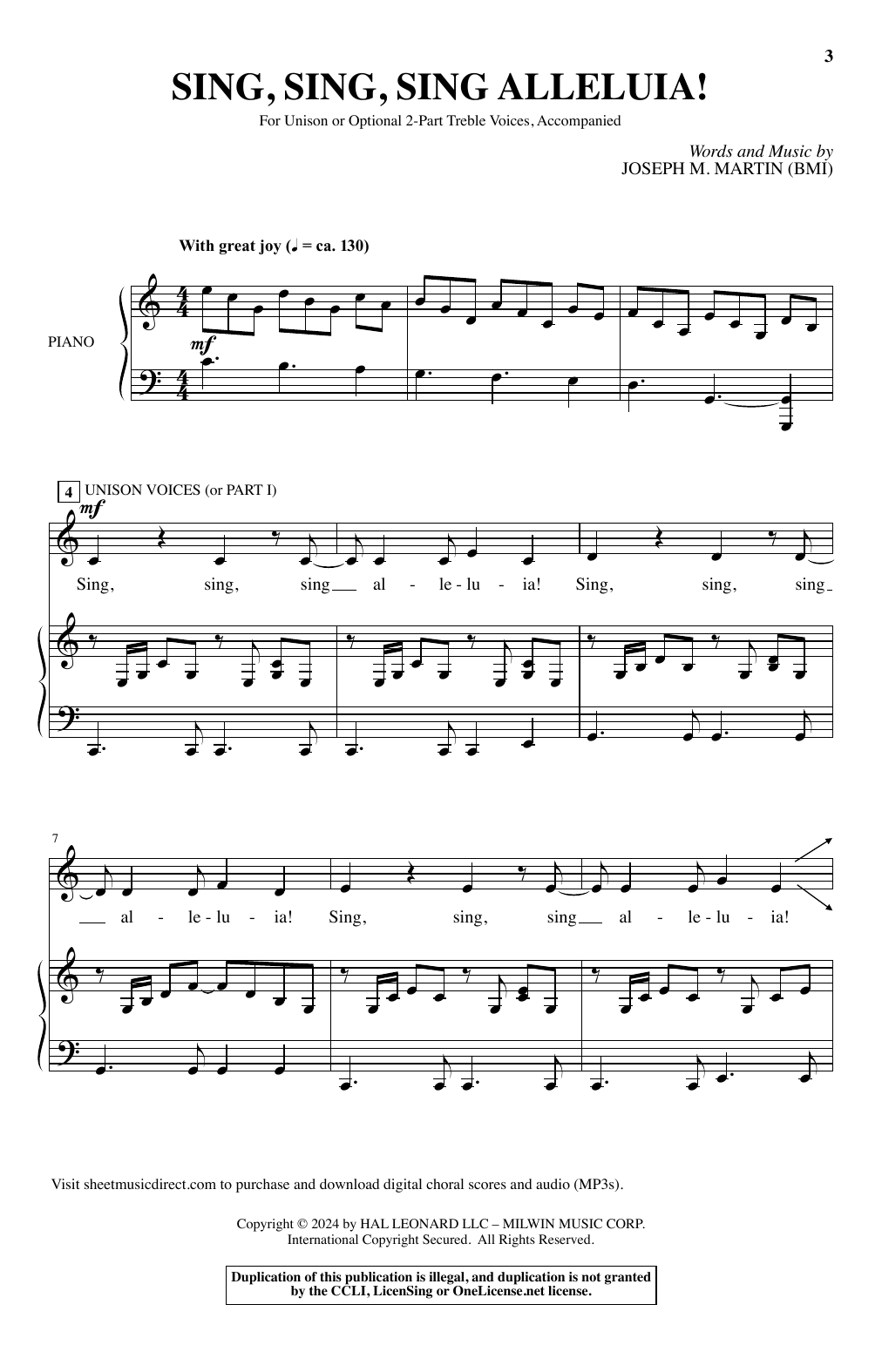 Produktbild zu: Sing, Sing, Sing Alleluia!