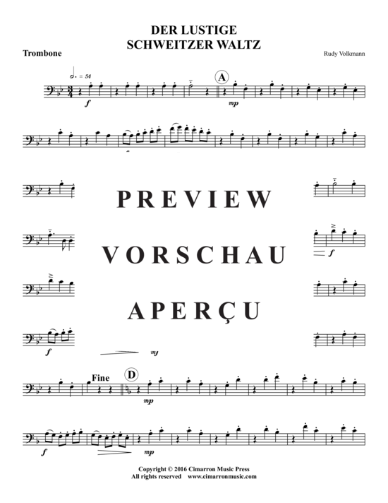 Produktgalerie: Seite 16 von 19 Der Lustige Schweizer Walzer , , (Blechbläserquintett)