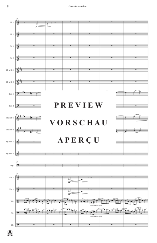 Produktgalerie: Seite 11 von 21 Fantasia on a Row , , (Orchester)