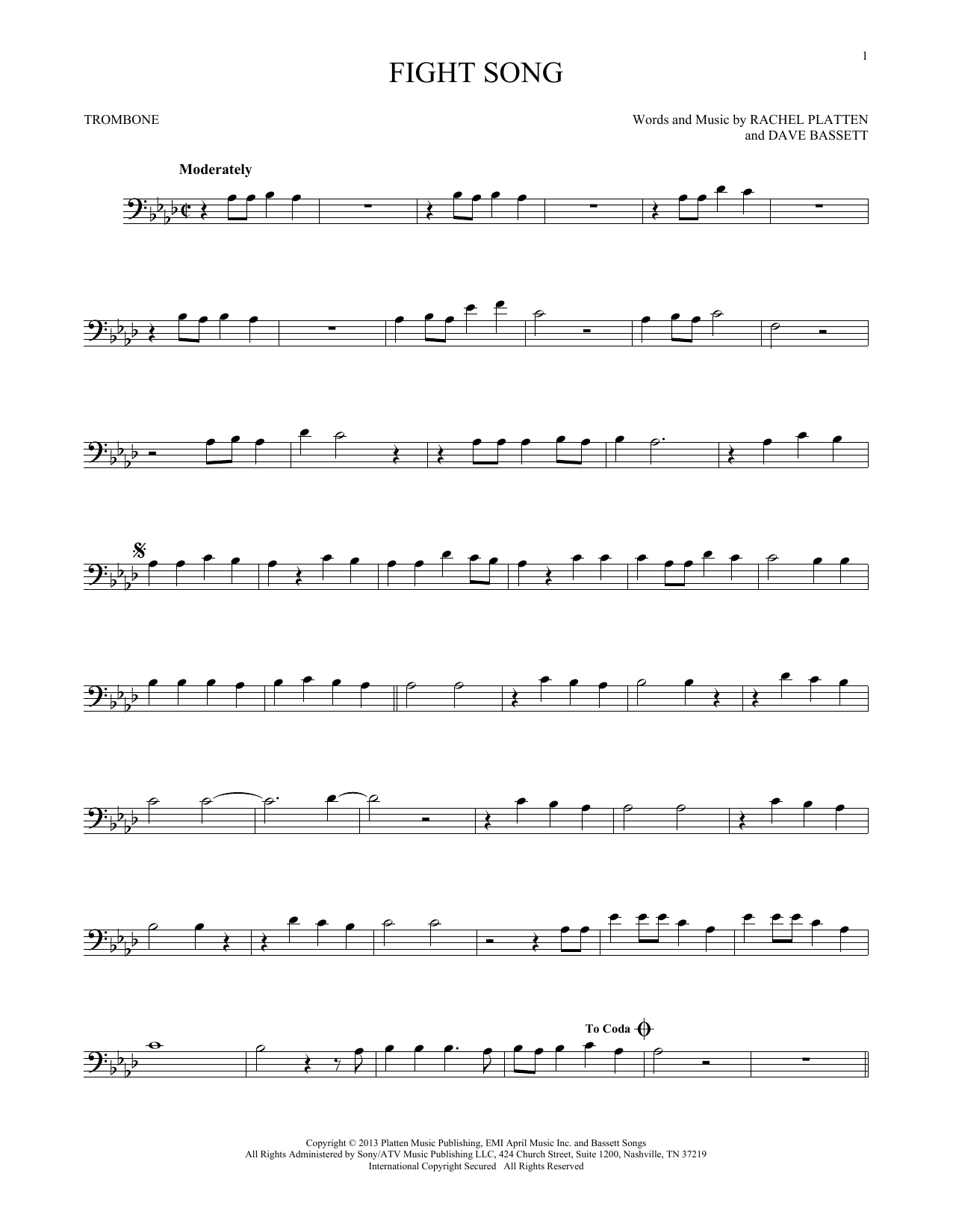 Product gallery: Page 1 of 1 Fight Song, Rachel Platten