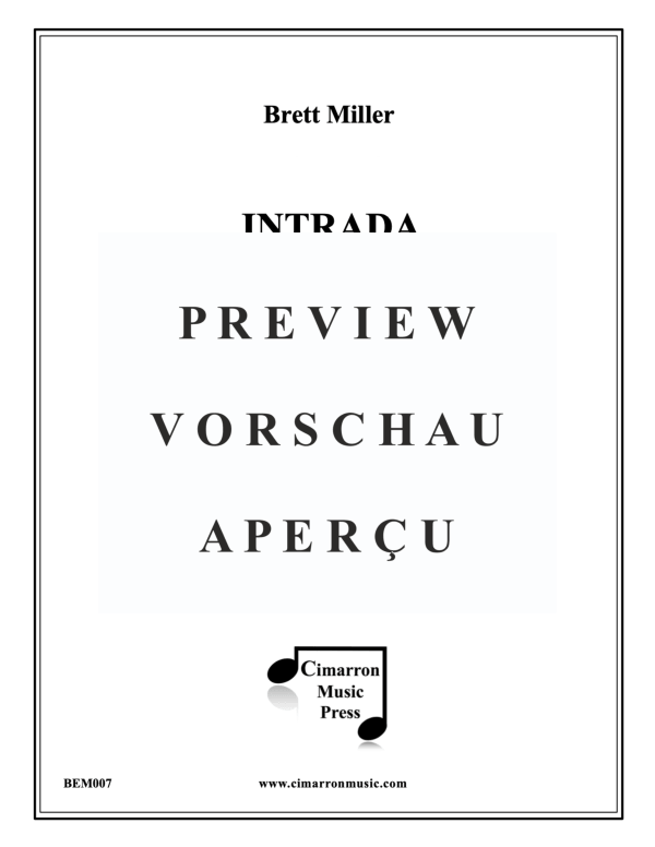 Produktgalerie: Seite 2 von 11 Intrada, , Blechbläserquintett