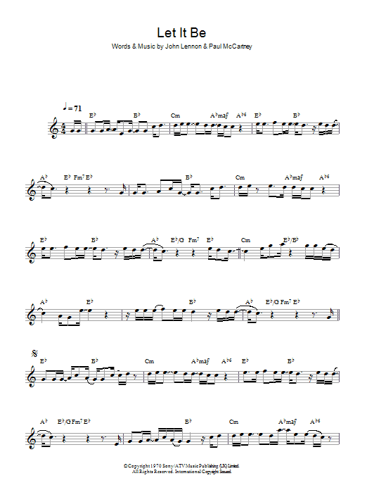 Produktgalerie: Seite 1 von 1 Let It Be, The Beatles, Melodieinstrument