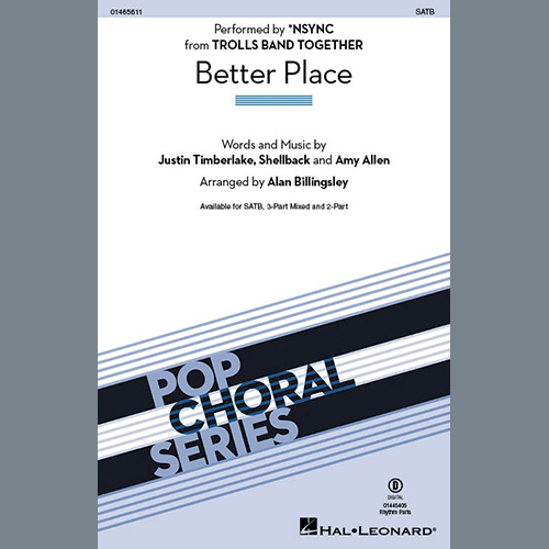 cover: Better Place (from Trolls Band Together) (arr. Alan Billingsley), *NSYNC, Chor