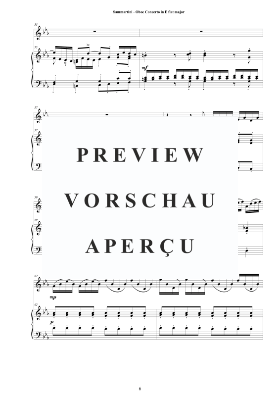Produktgalerie: Seite 7 von 11 Oboen Konzert in Es-Dur, , Oboe und Cembalo/Klavier