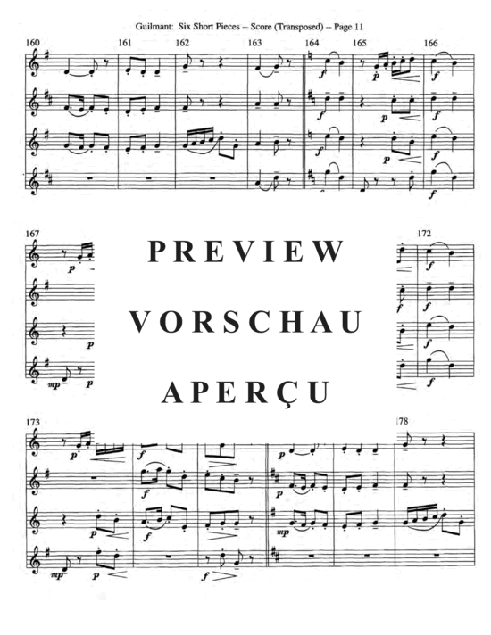 gallery: Sechs kurze Stücke, Op. 48 , , (Saxophon Quartett SATB)