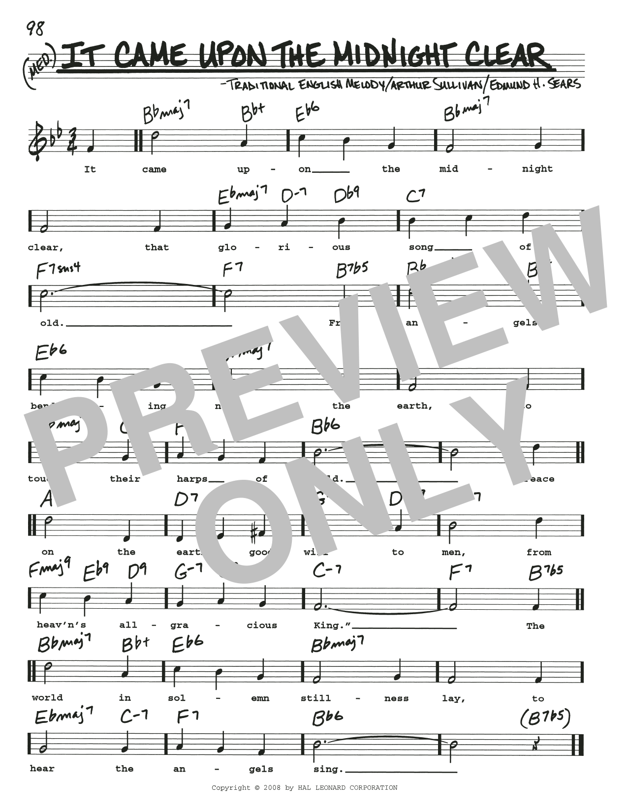 Product gallery: Page 1 of 1 It Came Upon The Midnight Clear, Traditional English Melody