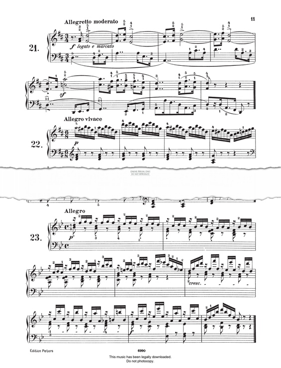 Produktgalerie: Seite 1 von 1 Study (Op. 821, No.23), Carl Czerny, Klavier