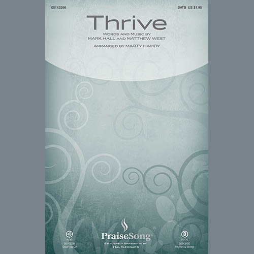 cover: Thrive, Marty Hamby, Chor