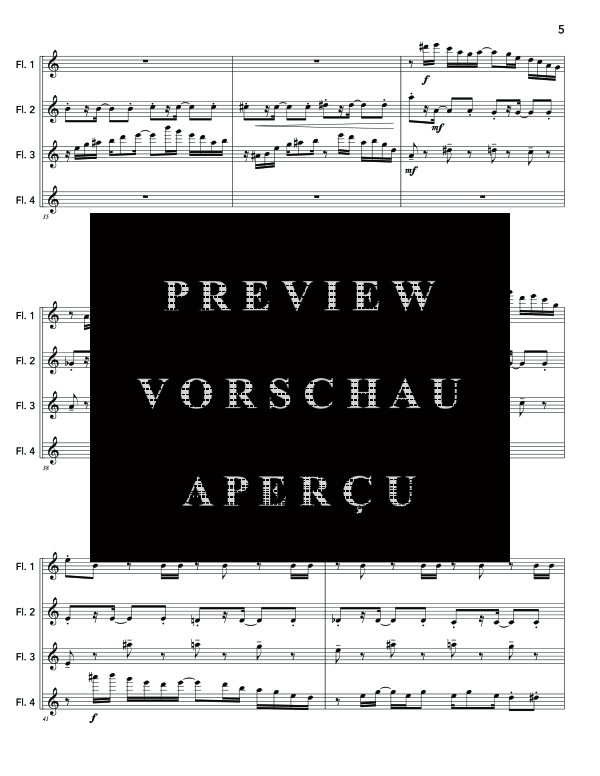 Product gallery: Page 9 of 11 Backbeat, , (Flute Quartet)