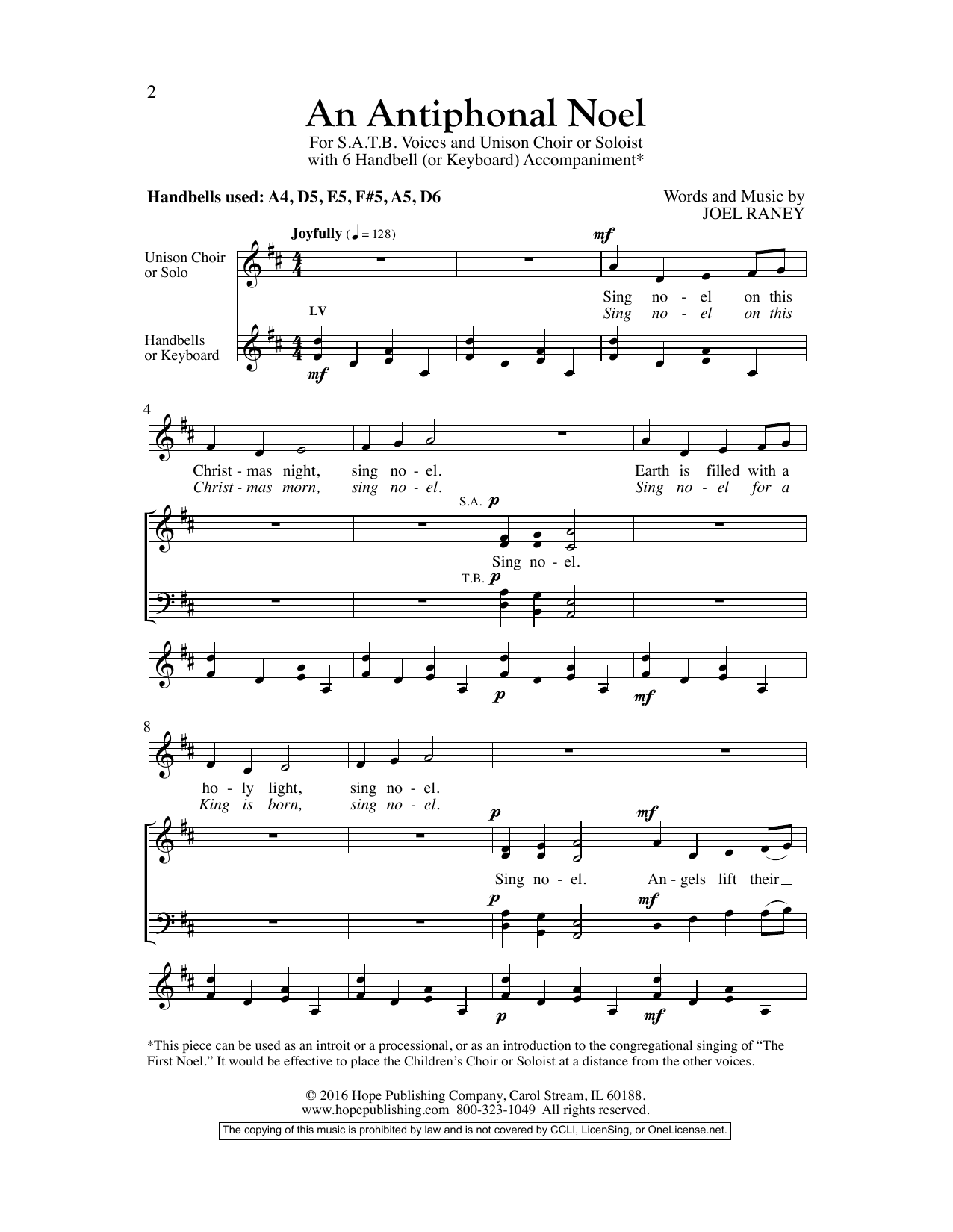 Produktbild zu: An Antiphonal Noel