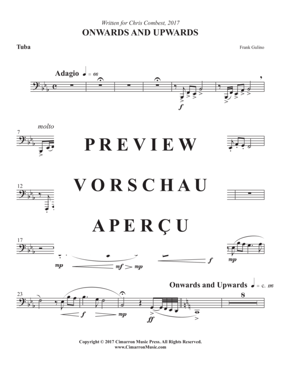 Product gallery: Page 15 of 17 Onwards and Upwards , , (tuba + piano)