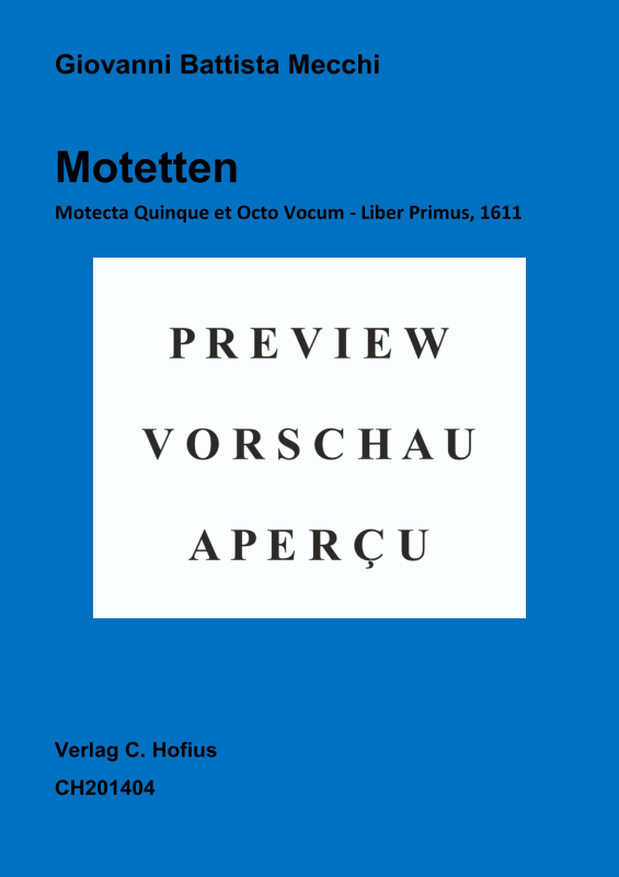 gallery: Motetten zu 5 und 8 Stimmen, , (Gemischter Chor 5-8 Stimmen und Orgel)