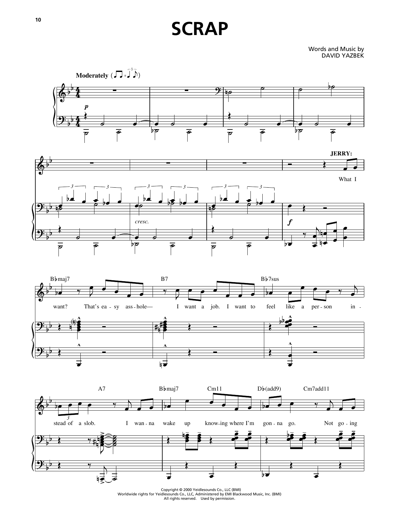 Produktbild zu: Scrap (from The Full Monty)
