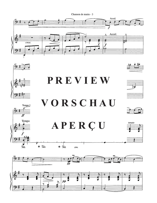 Product gallery: Page 6 of 11 Chanson de Matin , , (tuba + piano)