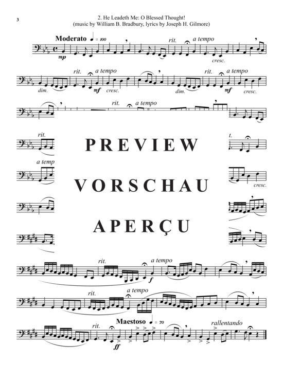 Product gallery: Page 5 of 10 Five Hymns for Unaccompanied Tuba, , 