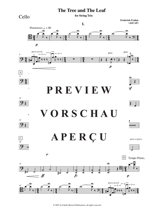 Produktgalerie: Seite 20 von 21 The Tree and the Leaf , , (Violine, Viola, Cello)