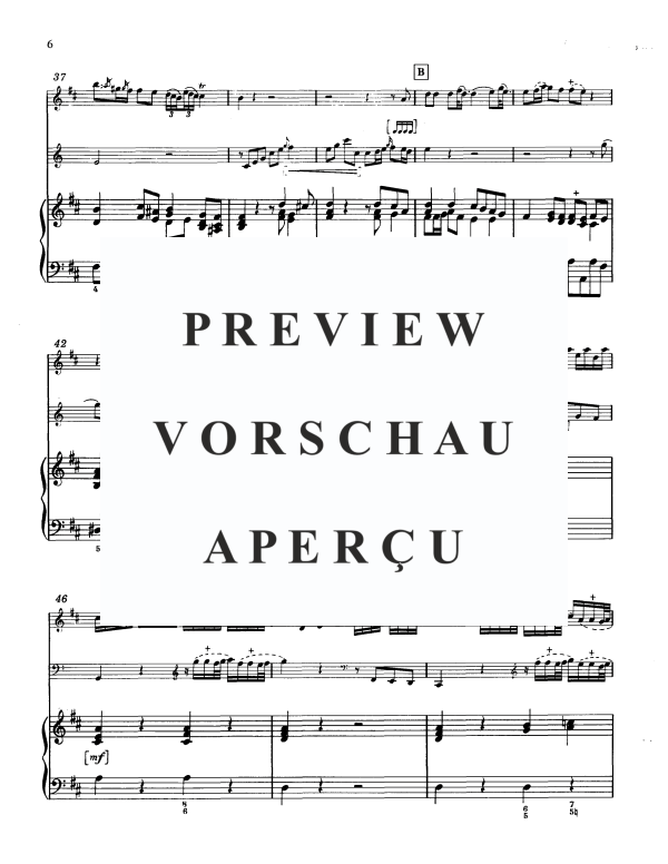 Produktgalerie: Seite 8 von 11 Trio in D-Dur, , Violine, Horn und Klavier/Cembalo BC